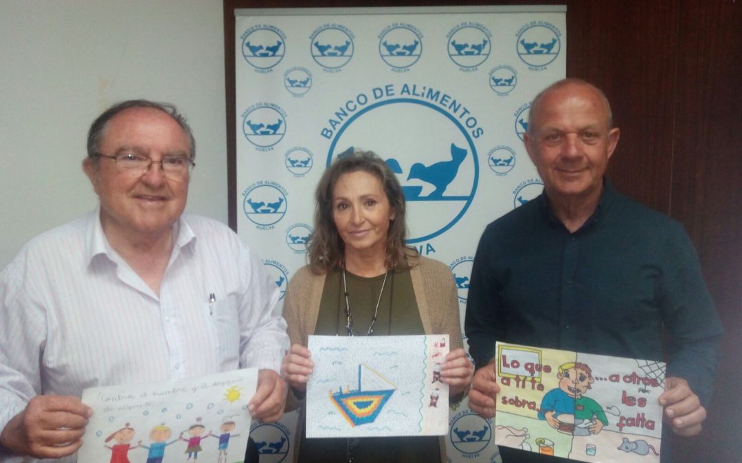 Tres alumnos de colegios onubenses participarán en el certamen nacional de dibujo organizado por la Federación Española de Bancos de Alimentos