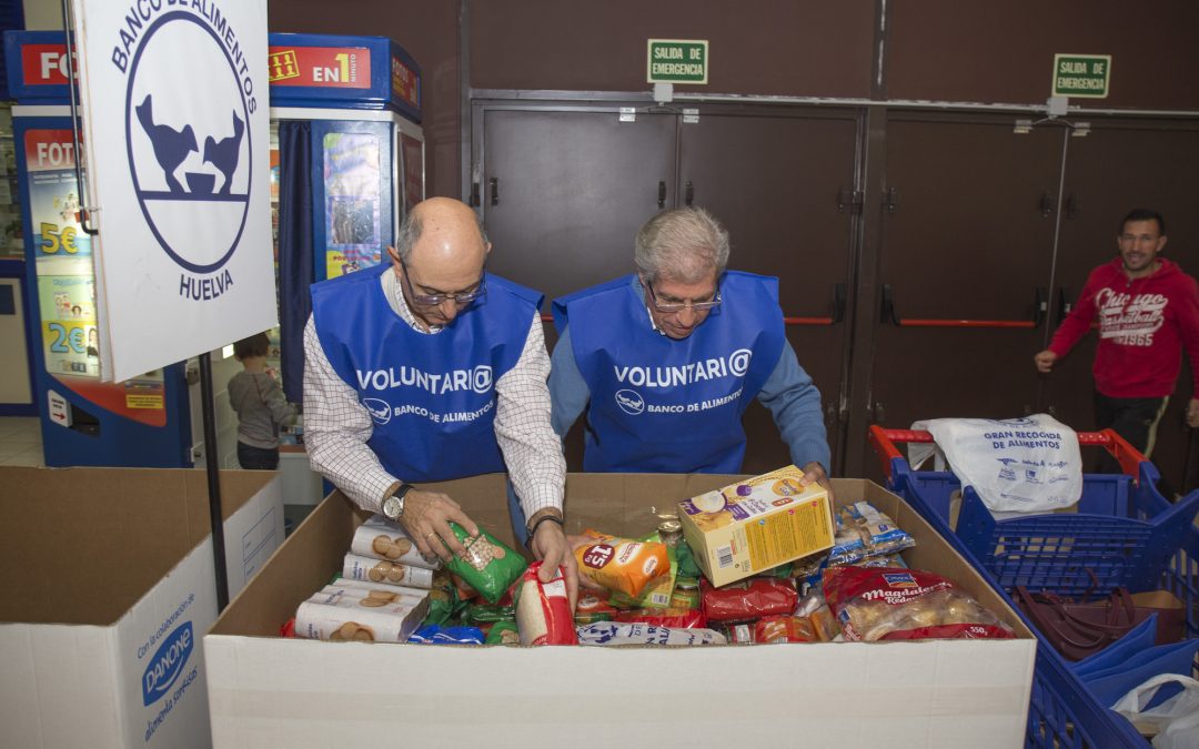 El Banco de Alimentos de Huelva confía en recaudar 145.000 kilos de alimentos en la Gran Recogida 2017