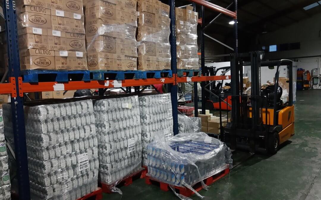 El Banco de Alimentos de Huelva transforma en 175.000 kilos de alimentos las donaciones de 165.000 euros recibidas en el primer cuatrimestre 2022