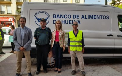 La Guardia Civil de Huelva recoge casi 1.000 kilos de alimentos en la Jornada de Puertas Abiertas con motivo de la festividad de su patrona