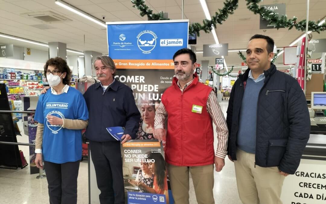 El Banco de Alimentos de Huelva inicia la Gran Recogida en 190 tiendas y supermercados de la provincia