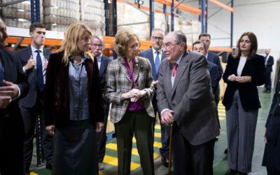 Su Majestad la Reina Doña Sofía visita las instalaciones del Banco de Alimentos de Huelva